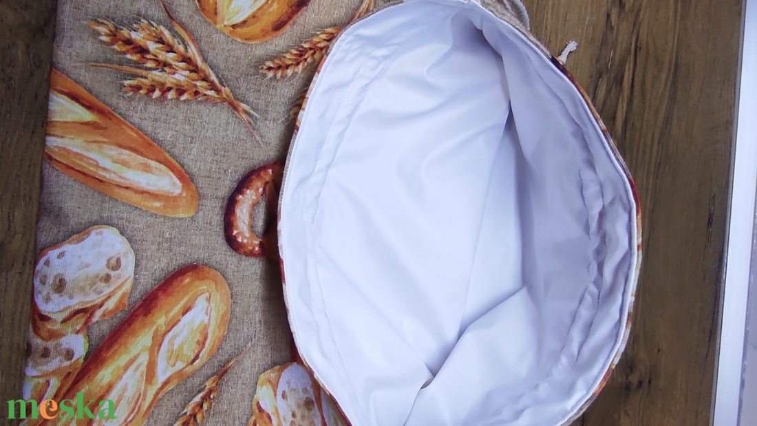 Kenyeres zsák-  pékáru tároló  zsák pékáru  mintával - táska & tok - bevásárlás & shopper táska - kenyeres zsák - Meska.hu