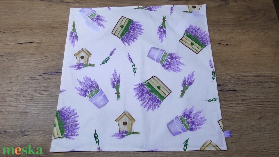 3 féle levendula mintás  újraszalvéta,textilszalvéta tízórai,uzsonna csomagolására, - otthon & életmód - konyhafelszerelés, tálalás - konyhai textil - szalvéta - Meska.hu