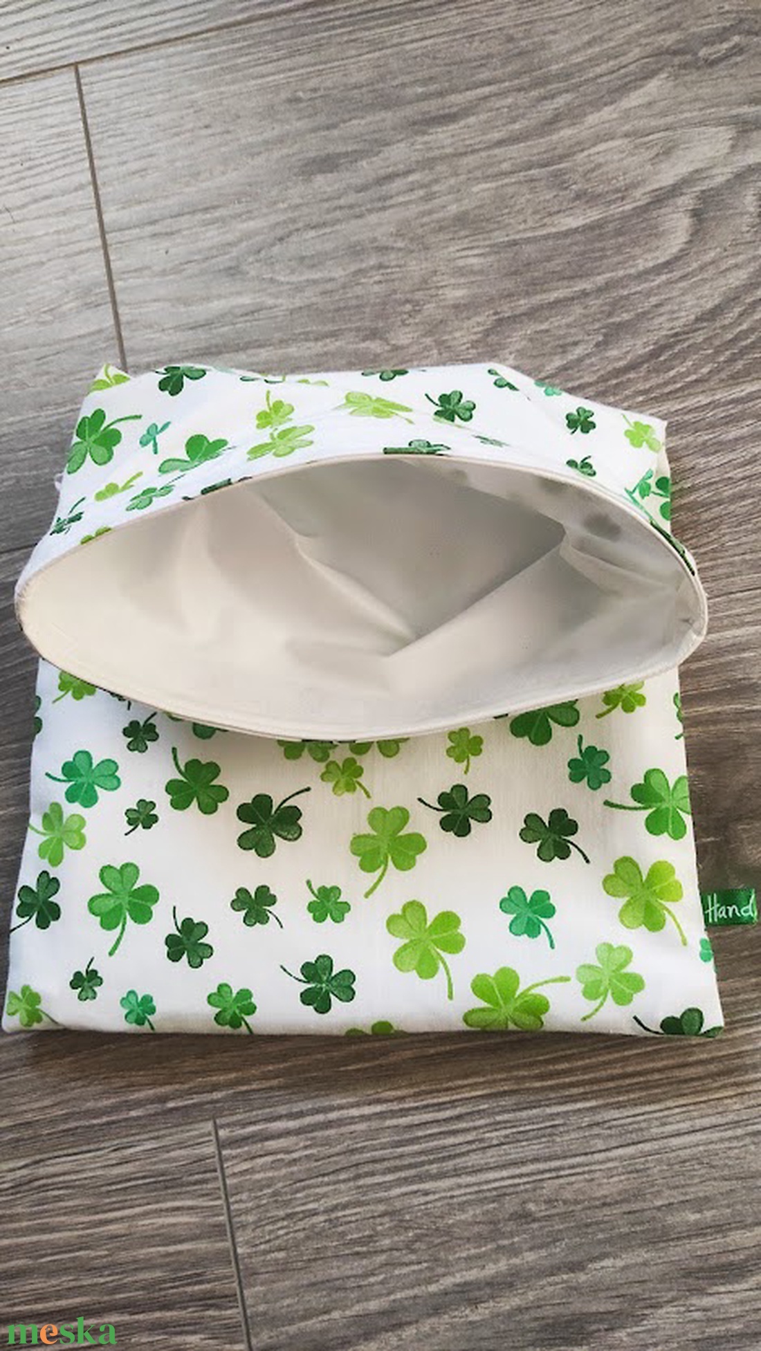 lóhere mintás újra felhasználható,zero waste ,mosható uzsonna tasak,nasi tasak,nagy méret - táska & tok - uzsonna- & ebéd tartó - szendvics csomagoló - Meska.hu lóhere mintás újra felhasználható,zero waste ,mosható uzsonna tasak,nasi tasak,nagy méret - táska & tok - uzsonna- & ebéd tartó - szendvics csomagoló - Meska.hu