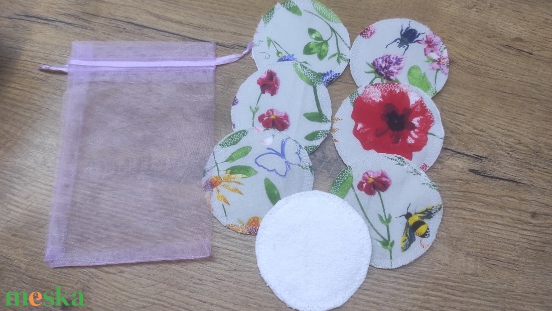 Mosható arctisztító korongok,7db+ organza zsák - szépségápolás - arcápolás - arctisztító korong - Meska.hu Mosható arctisztító korongok,7db+ organza zsák - szépségápolás - arcápolás - arctisztító korong - Meska.hu