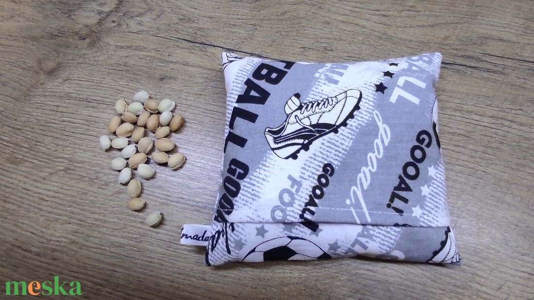 cseresznyemag párna hűthető,melegíthető,foci  mintás - szépségápolás - egészségmegőrzési kellékek - Meska.hu