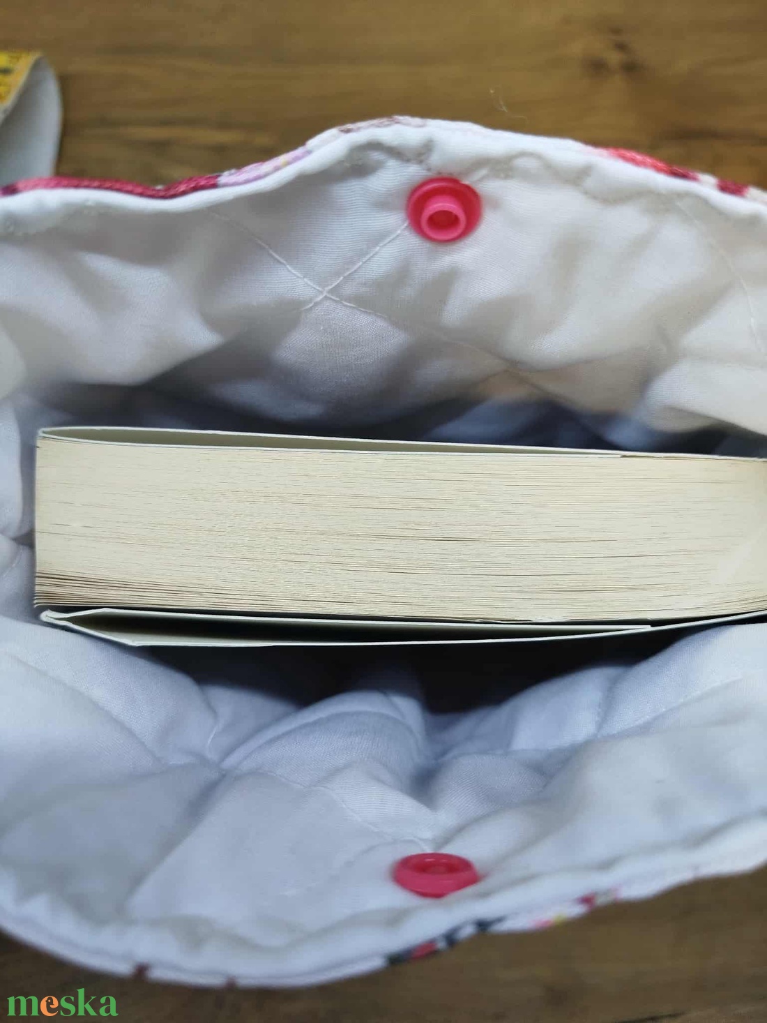 matyó mintás könyvtok-könyvtartó vagy tablet tartó pamutvászon anyagból  - könyv & zene - könyvtok - Meska.hu