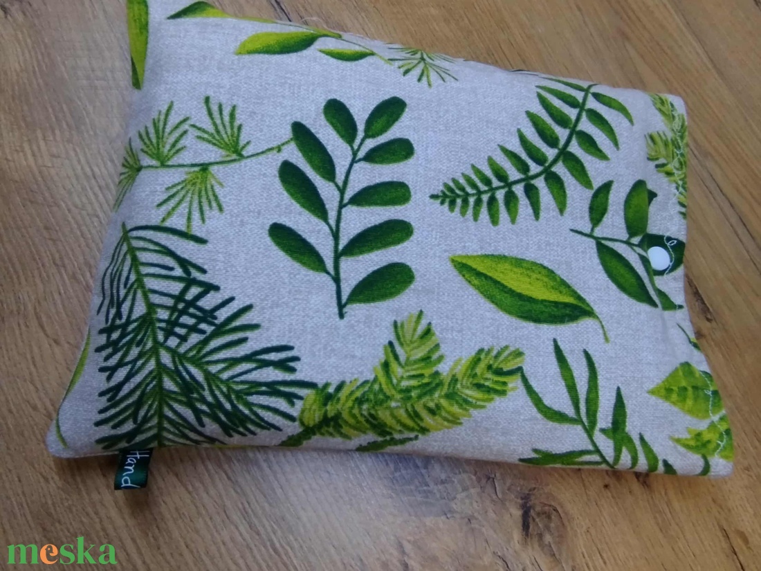 levél mintás könyvtok-könyvtartó vagy tablet tartó pamutvászon anyagból  - könyv & zene - könyvtok - Meska.hu