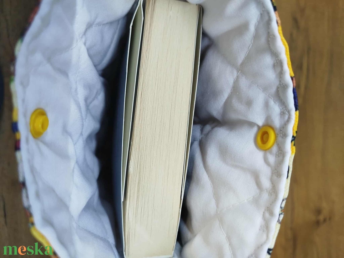 levél mintás könyvtok-könyvtartó vagy tablet tartó pamutvászon anyagból  - könyv & zene - könyvtok - Meska.hu