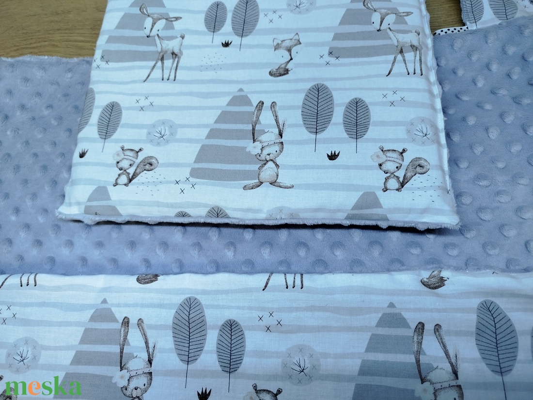 Állatmintás baba takaró,kispárna,és címkerongyi+ eü borító  szett. - baba - mama - baba ágynemű - babatakaró, gyerek pléd - Meska.hu