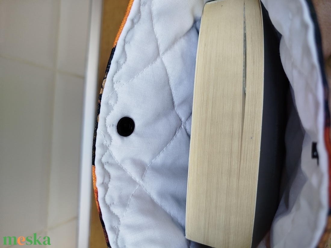 róka mintás  könyvtok-könyvtartó vagy tablet tartó vízálló vászon anyagból - könyv & zene - könyvtok - Meska.hu