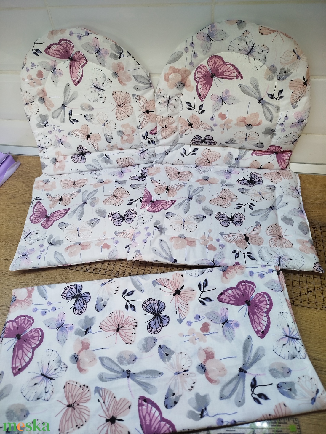 2 db mintás kis méretű párna székre+ terítő,rendelésre! - otthon & életmód - lakástextil - székpárna, huzat - Meska.hu