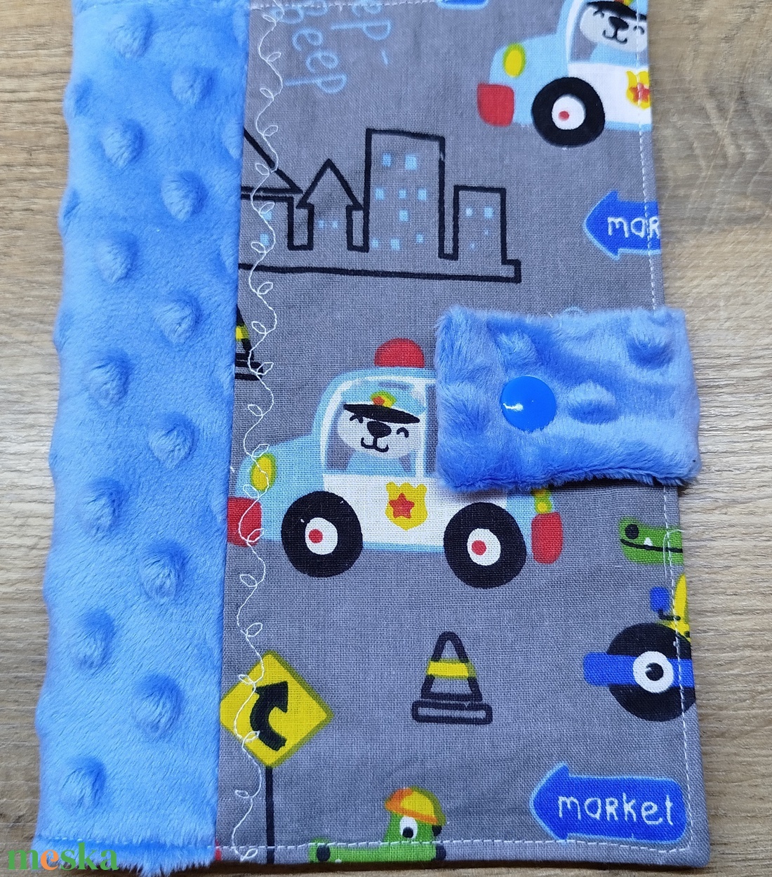 textil gyermek egészségügyi kiskönyv borító,állat- jármű mintával - baba - mama - babaemlékek - egészségügyi kiskönyv borító - Meska.hu