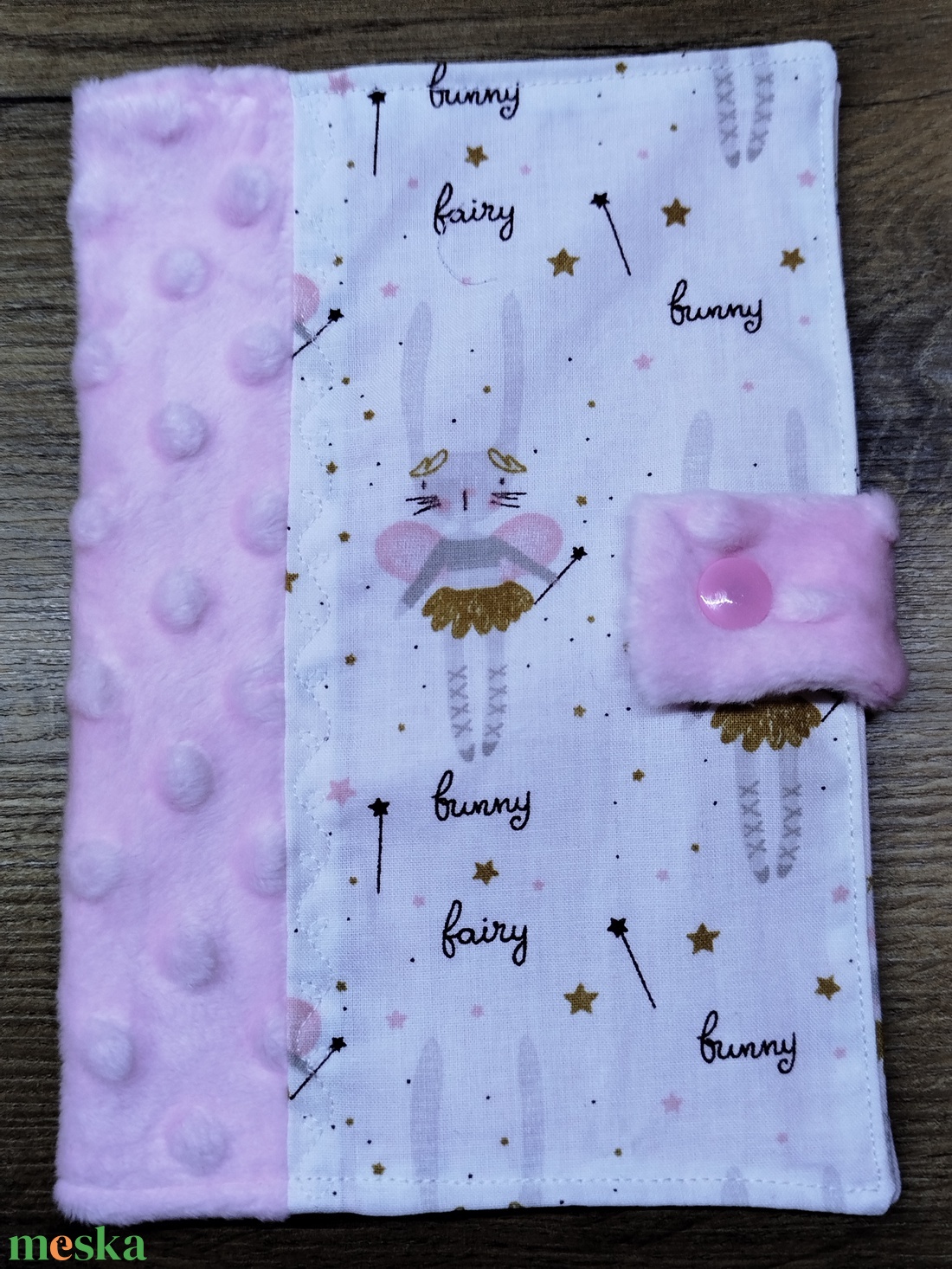 textil gyermek egészségügyi kiskönyv borító állatmintával - baba - mama - babaemlékek - egészségügyi kiskönyv borító - Meska.hu