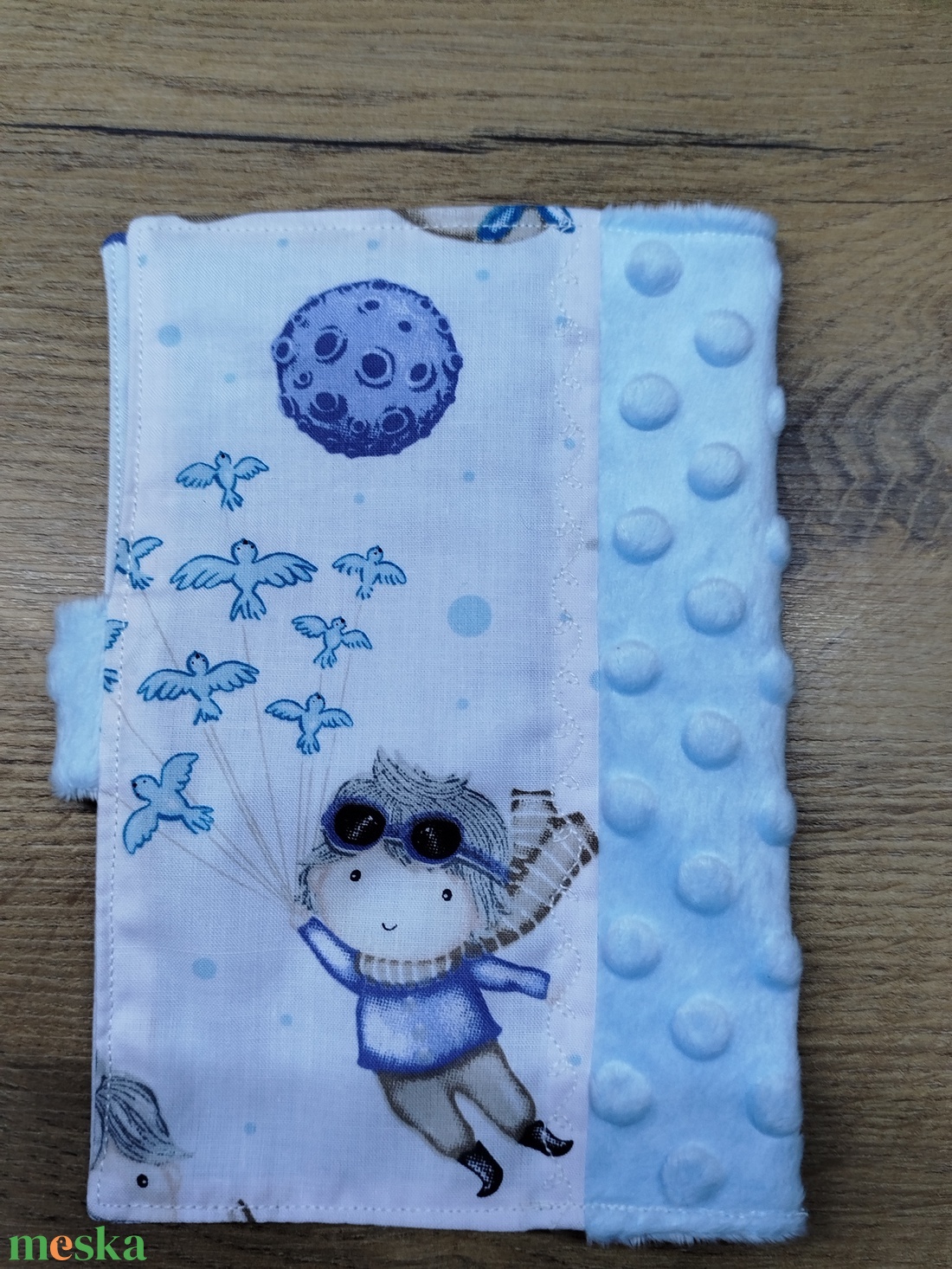 textil gyermek egészségügyi kiskönyv borító    A kis herceg  mintával - baba - mama - babaemlékek - egészségügyi kiskönyv borító - Meska.hu