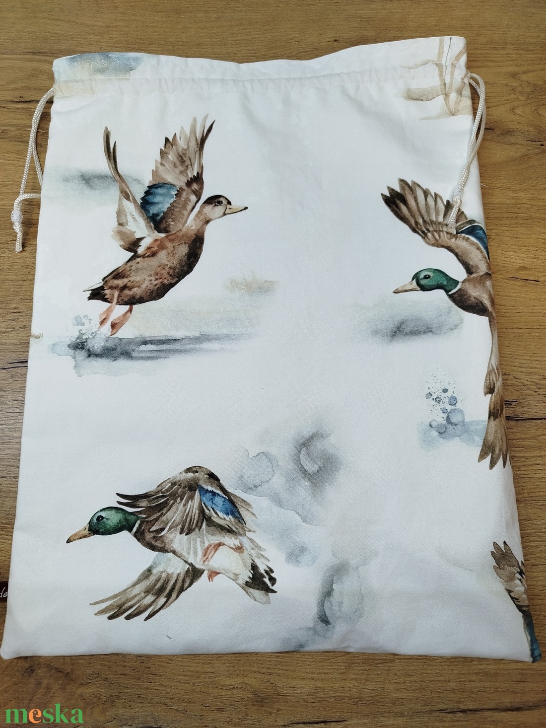 Kenyeres zsák-  pékáru tároló  zsák madár mintával - táska & tok - bevásárlás & shopper táska - kenyeres zsák - Meska.hu