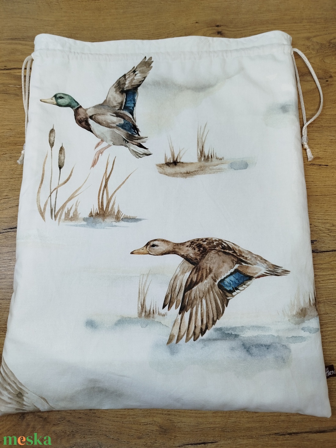 Kenyeres zsák-  pékáru tároló  zsák madár mintával - táska & tok - bevásárlás & shopper táska - kenyeres zsák - Meska.hu