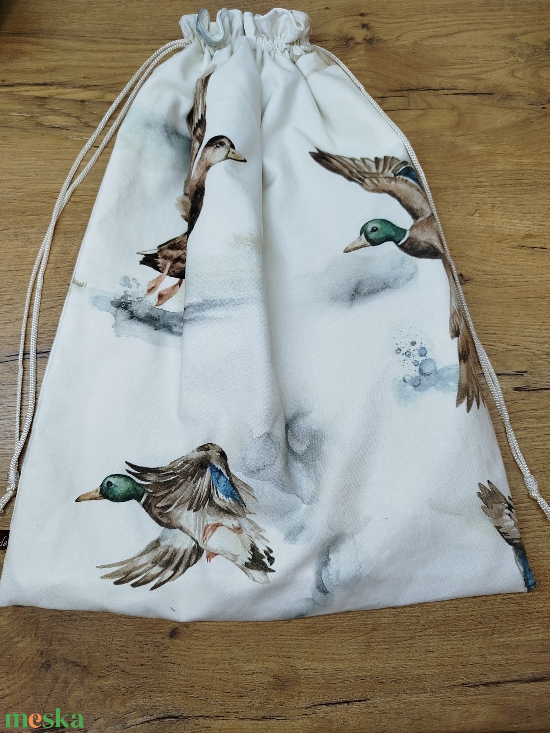 Kenyeres zsák-  pékáru tároló  zsák madár mintával - táska & tok - bevásárlás & shopper táska - kenyeres zsák - Meska.hu