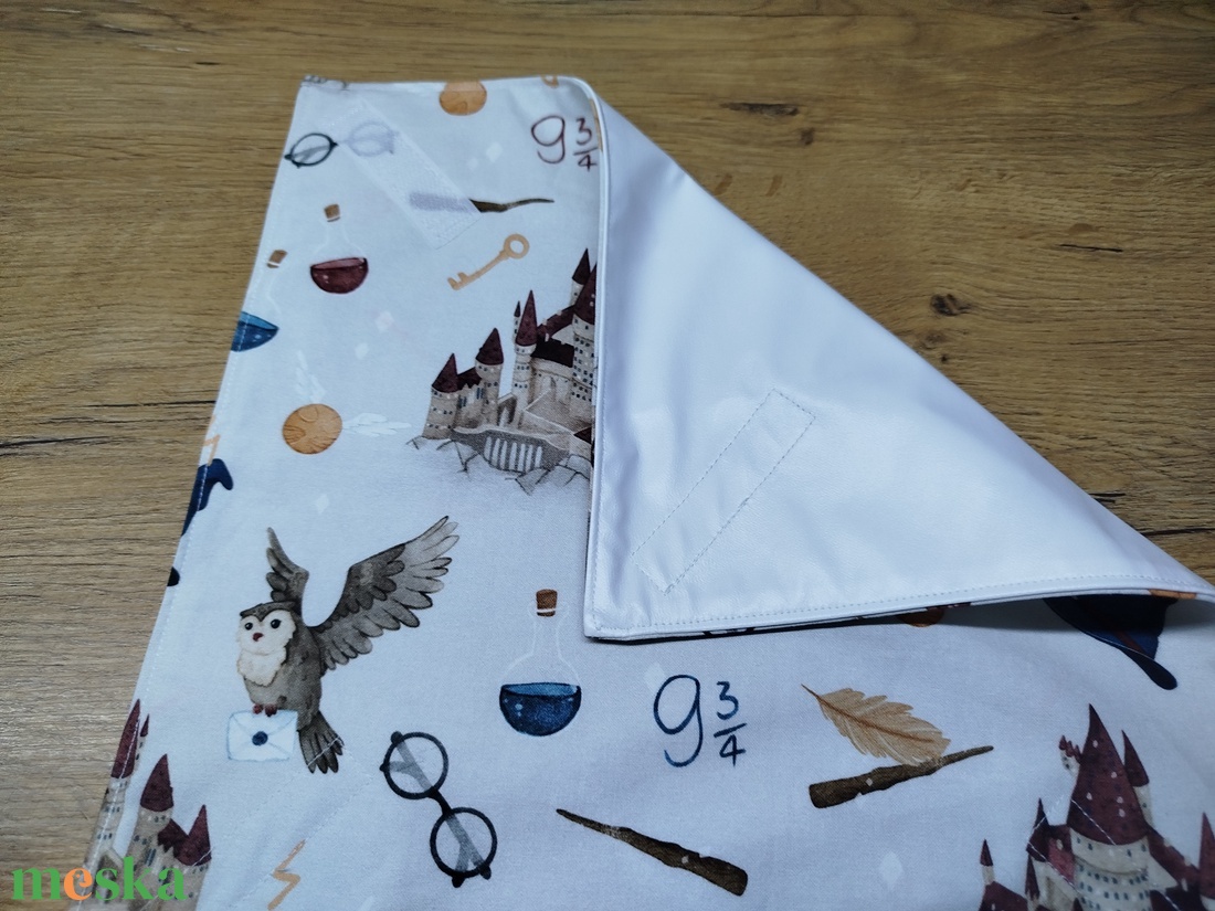 2 db Harry Potter mintás  újraszalvéta,textilszalvéta tízórai,uzsonna csomagolására, - otthon & életmód - konyhafelszerelés, tálalás - konyhai textil - szalvéta - Meska.hu