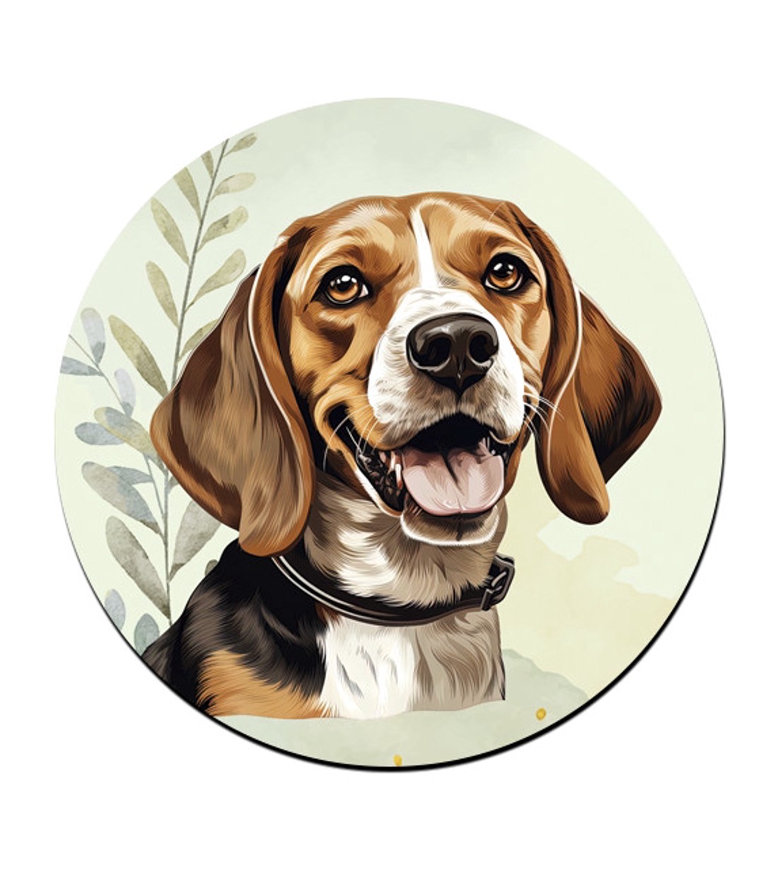 Beagle portré mintás bögre alátét -  - Meska.hu