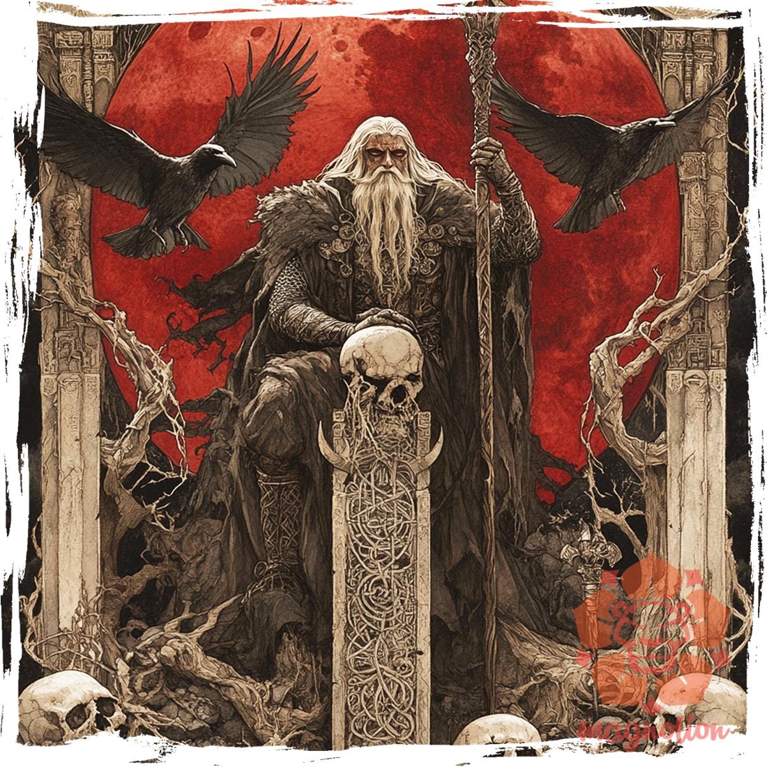 Fenséges Odin v2 férfi póló - ruha & divat - férfi ruha - póló - Meska.hu Fenséges Odin v2 férfi póló - ruha & divat - férfi ruha - póló - Meska.hu