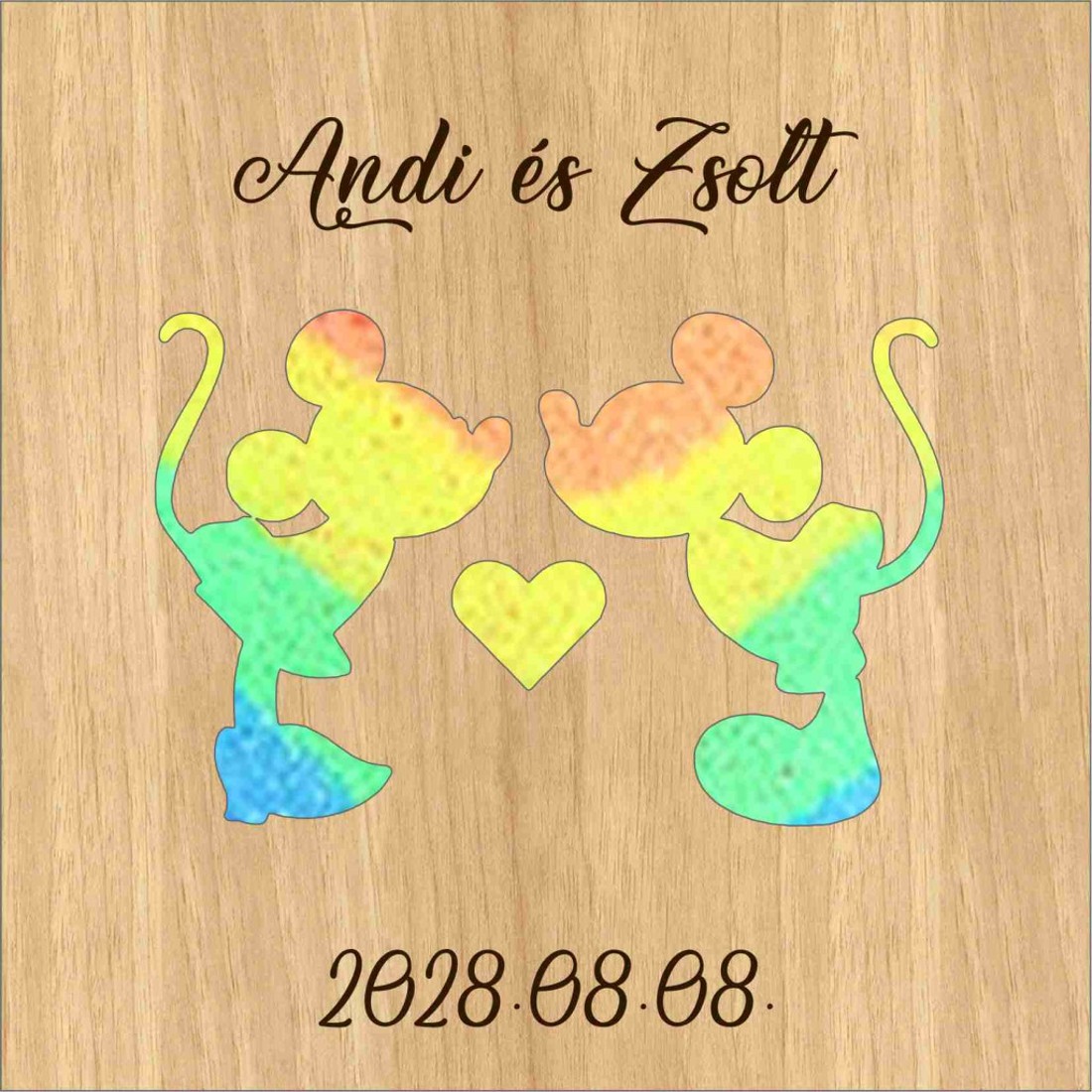 Homoköntő ceremónia szett egérke - esküvő - emlék & ajándék - nászajándék - ceremónia szett - Meska.hu