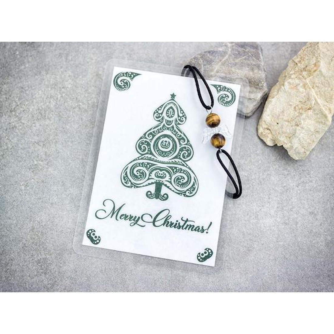 Merry Christmas tigrisszem angyal karkötő - ékszer - karkötő - karkötő medállal - Meska.hu Merry Christmas tigrisszem angyal karkötő - ékszer - karkötő - karkötő medállal - Meska.hu