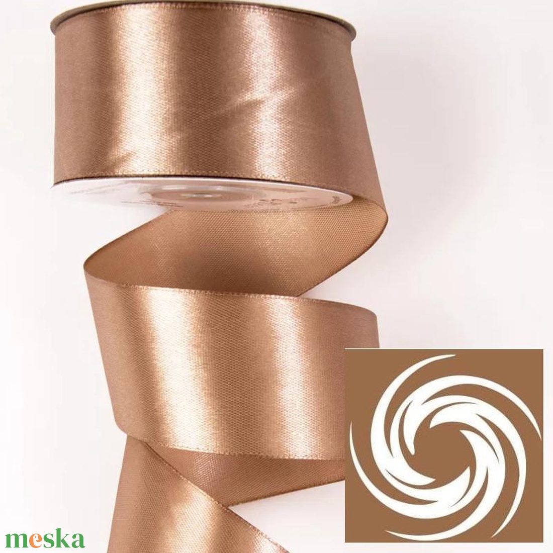 Szatén szalag 38mmx22,86m - barna - kellékek & szerszámok - rövidáru - szalag, pánt - szatén szalag - Meska.hu Szatén szalag 38mmx22,86m - barna - kellékek & szerszámok - rövidáru - szalag, pánt - szatén szalag - Meska.hu