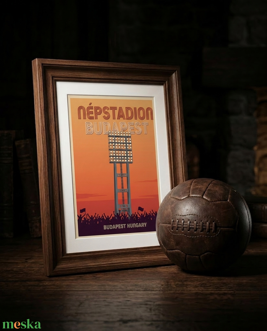 Magyar Foci Legenda Retro Foci Stadion Prémium Focis Falikép � Modern Minimalista Poszter - otthon & életmód - dekoráció - kép & falikép - poszter - Meska.hu