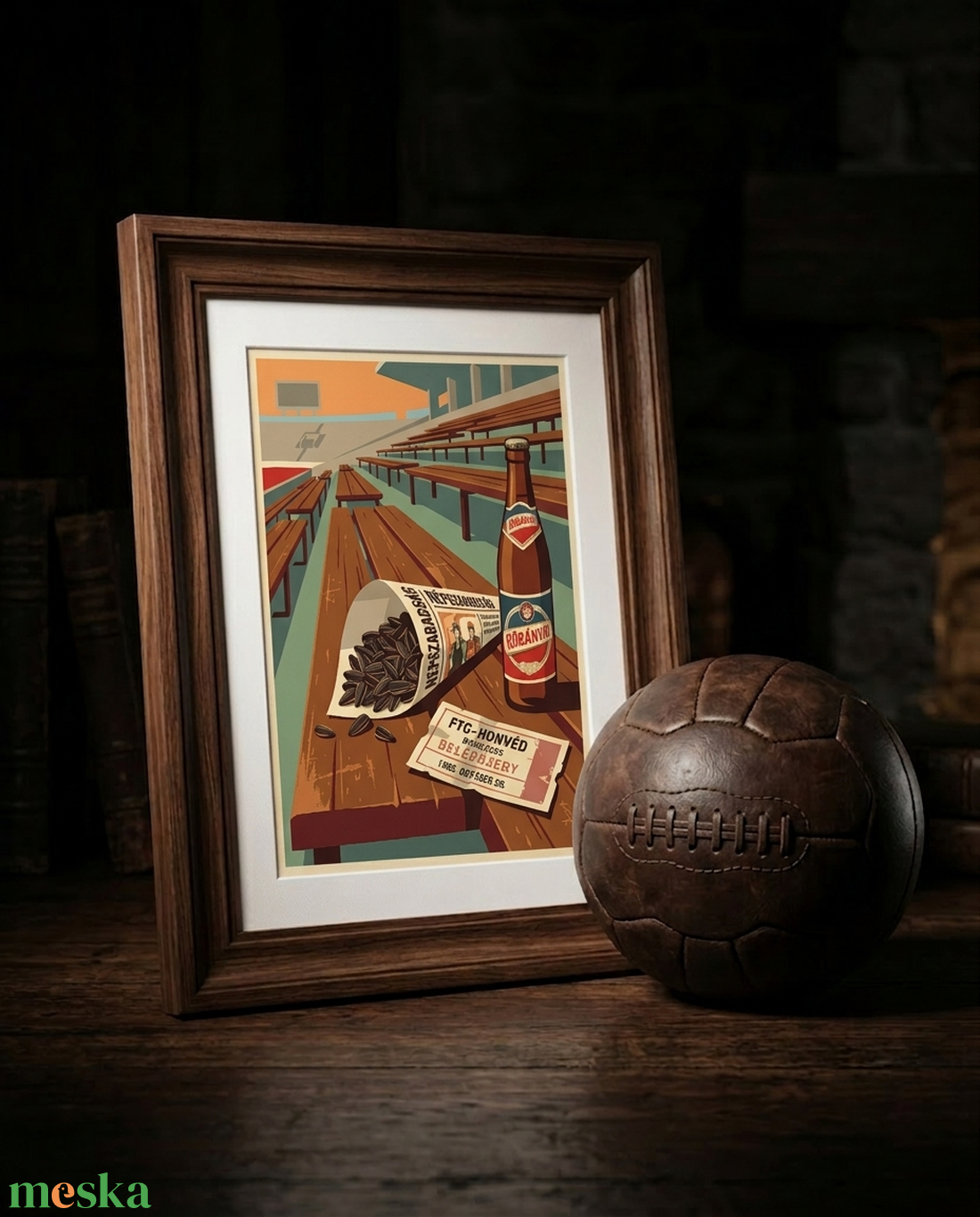 Magyar Foci Legenda Retro Foci Stadion Prémium Focis Falikép � Modern Minimalista Poszter - otthon & életmód - dekoráció - kép & falikép - poszter - Meska.hu