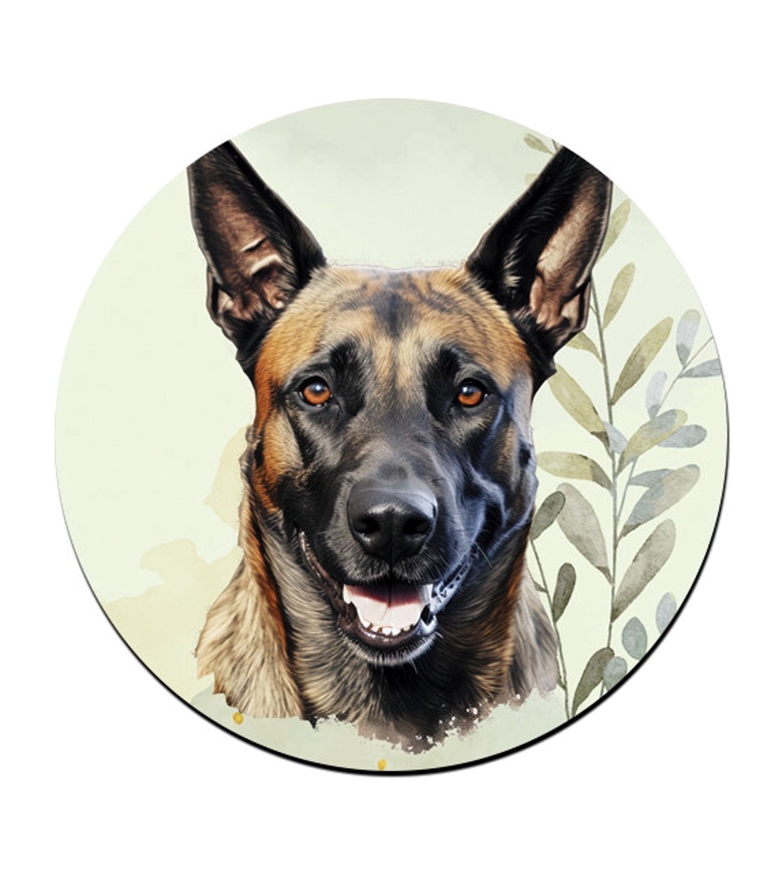 Belga juhászkutya portré mintás bögre alátét -  - Meska.hu