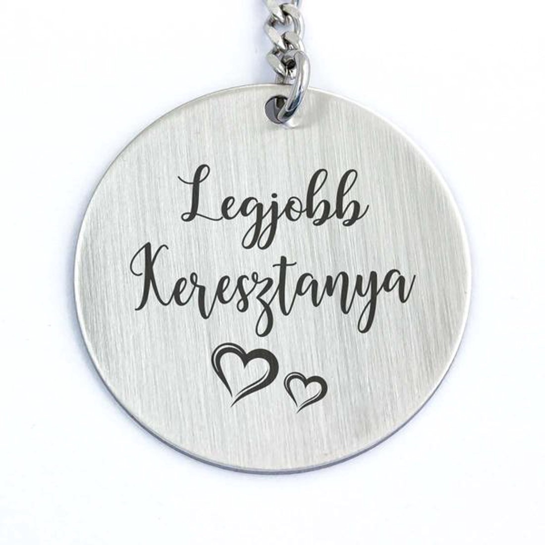 Legjobb Keresztanya acél medálos kulcstartó - táska & tok - kulcstartó & táskadísz - kulcstartó - Meska.hu