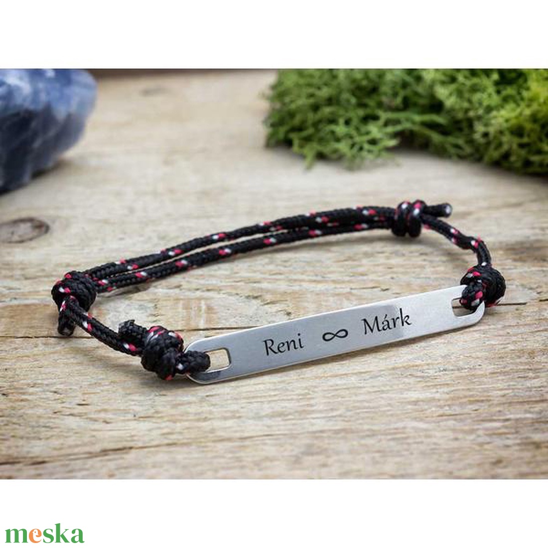 Mindig egyedi lapbetétes fekete mintás microcord karkötő - ékszer - karkötő - névre szóló karkötő - Meska.hu Mindig egyedi lapbetétes fekete mintás microcord karkötő - ékszer - karkötő - névre szóló karkötő - Meska.hu