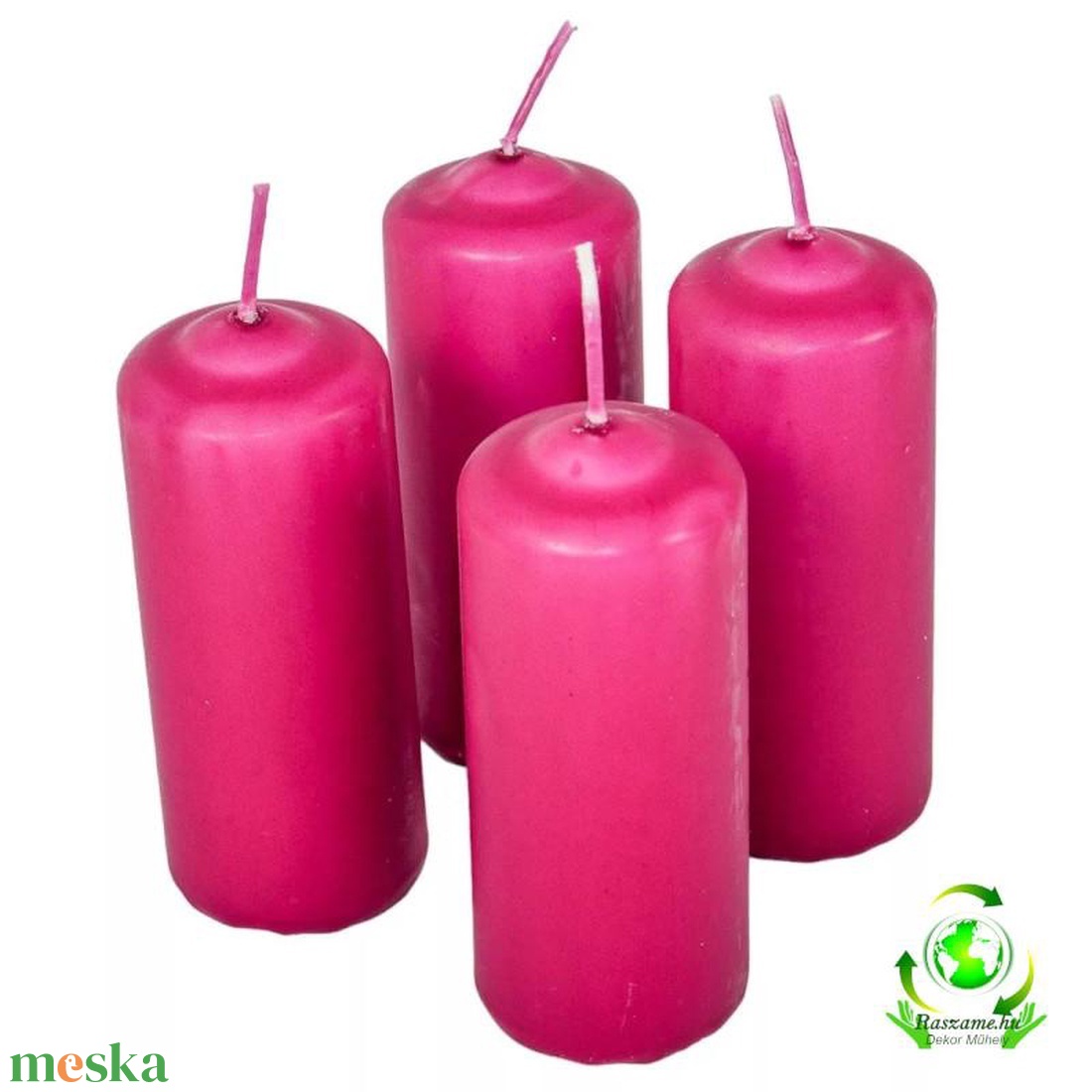 Mártott henger gyertya 40x100 mm - magenta - kellékek & szerszámok - dekorációs kellékek - dekorációs gyertya - Meska.hu Mártott henger gyertya 40x100 mm - magenta - kellékek & szerszámok - dekorációs kellékek - dekorációs gyertya - Meska.hu