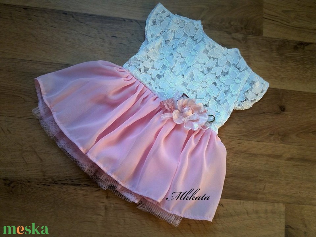 Alkalmi , keresztelő kislány ruha 86-os méret -  - Meska.hu