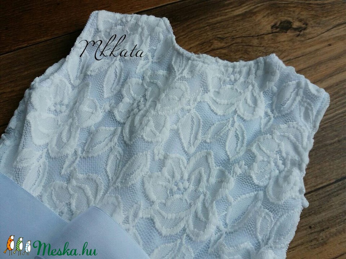 Alkalmi ,keresztelő kislány ruha 68- as  méret  -  - Meska.hu