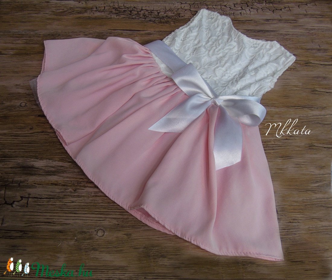 Alkalmi ,keresztelő kislány ruha 68- as  méret  -  - Meska.hu