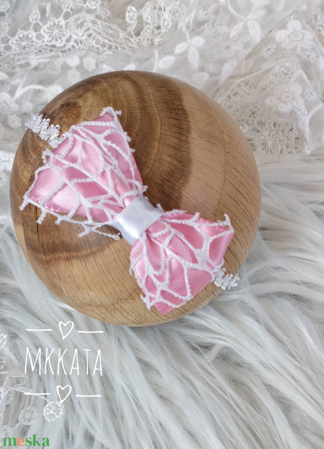 Újszülött / baba fejpánt több méretben  - ruha & divat - babaruha & gyerekruha - babafotózási ruha és kellék - Meska.hu
