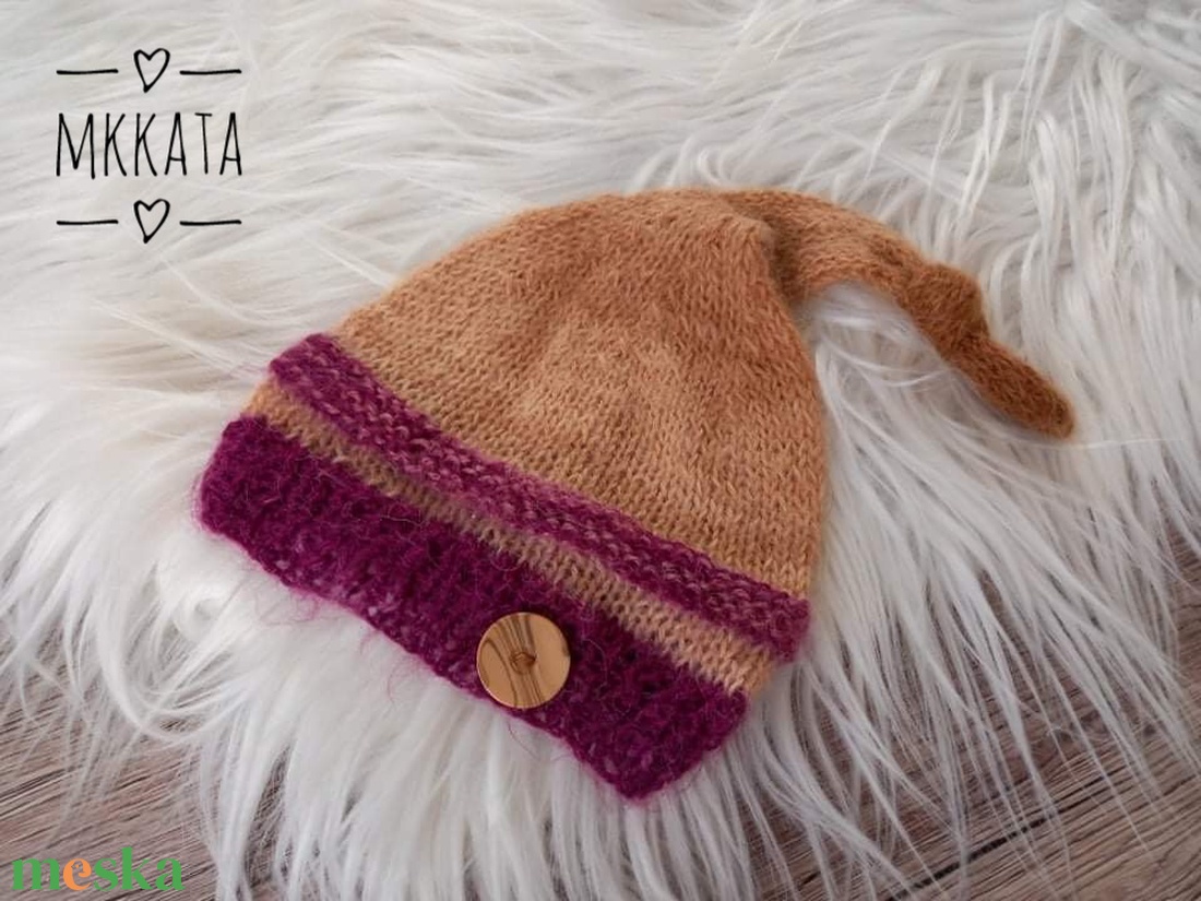 Kötött baba sapka újszülött fotózásra - ruha & divat - babaruha & gyerekruha - babasapka - Meska.hu Kötött baba sapka újszülött fotózásra - ruha & divat - babaruha & gyerekruha - babasapka - Meska.hu
