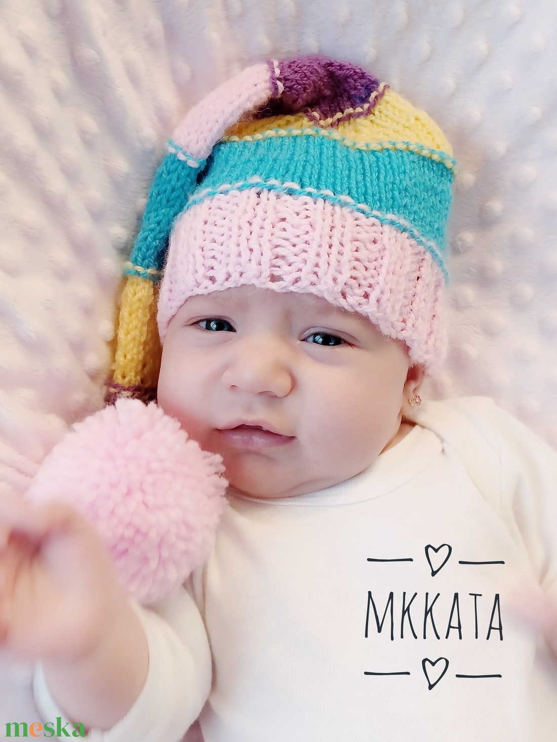 Kötött baba sapka újszülött fotózásra - ruha & divat - babaruha & gyerekruha - babafotózási ruha és kellék - Meska.hu Kötött baba sapka újszülött fotózásra - ruha & divat - babaruha & gyerekruha - babafotózási ruha és kellék - Meska.hu