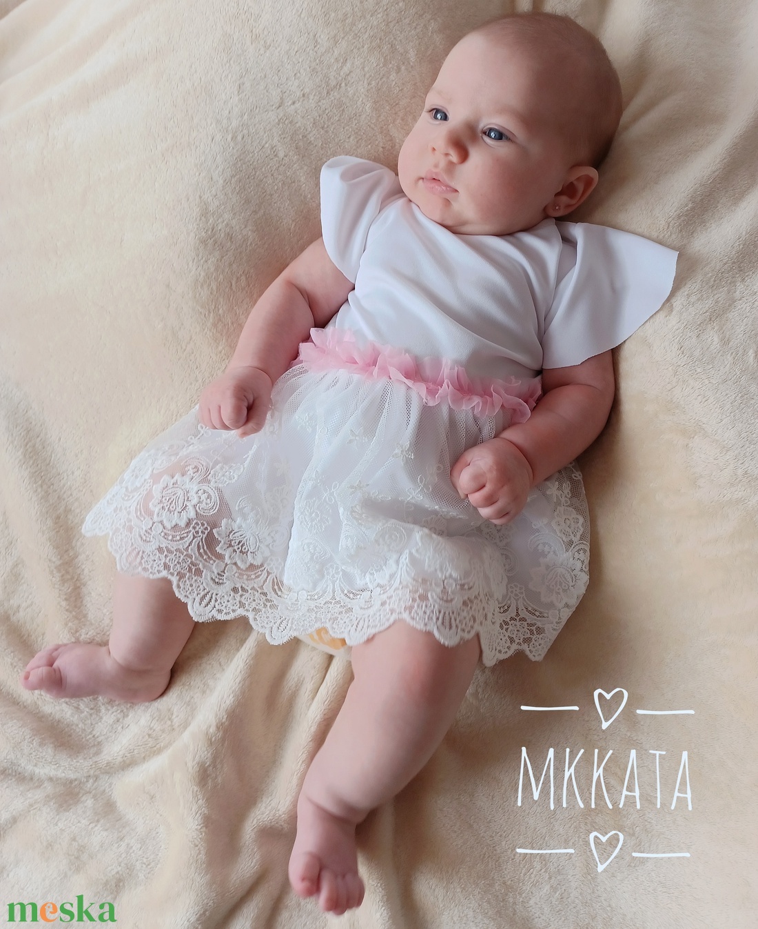 Kislány keresztelő ruha 62-es méret - ruha & divat - babaruha & gyerekruha - keresztelő ruha - Meska.hu Kislány keresztelő ruha 62-es méret - ruha & divat - babaruha & gyerekruha - keresztelő ruha - Meska.hu