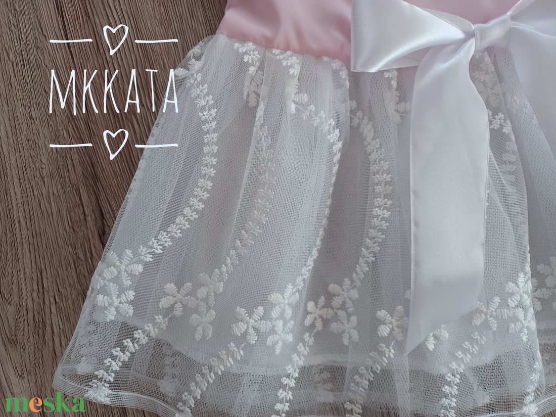  Ünnepi Elegancia: Kislány keresztelő ruha 74-es méret  - ruha & divat - babaruha & gyerekruha - keresztelő ruha - Meska.hu