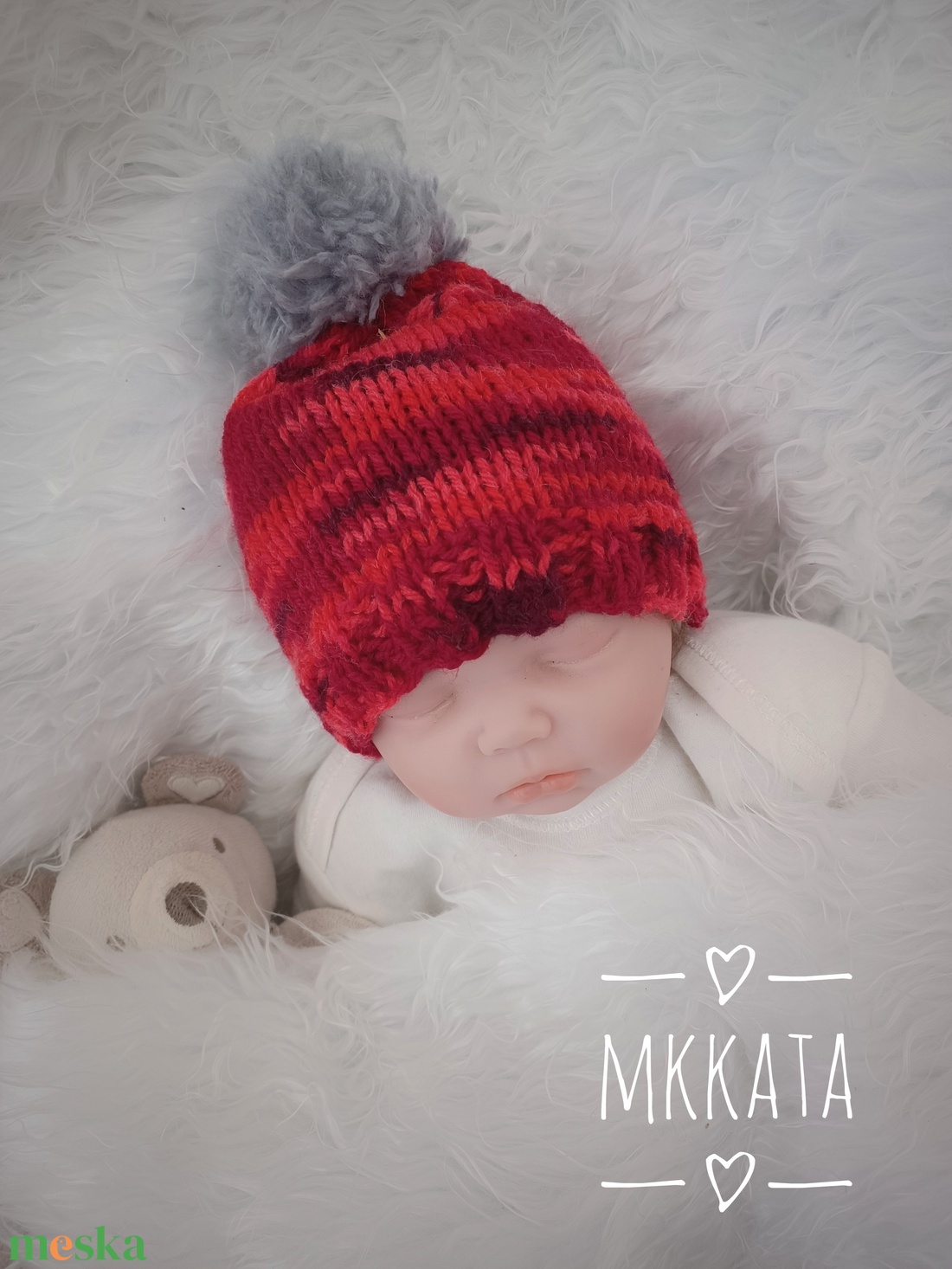 Kötött baba sapka újszülött fotózásra - ruha & divat - babaruha & gyerekruha - babasapka - Meska.hu Kötött baba sapka újszülött fotózásra - ruha & divat - babaruha & gyerekruha - babasapka - Meska.hu