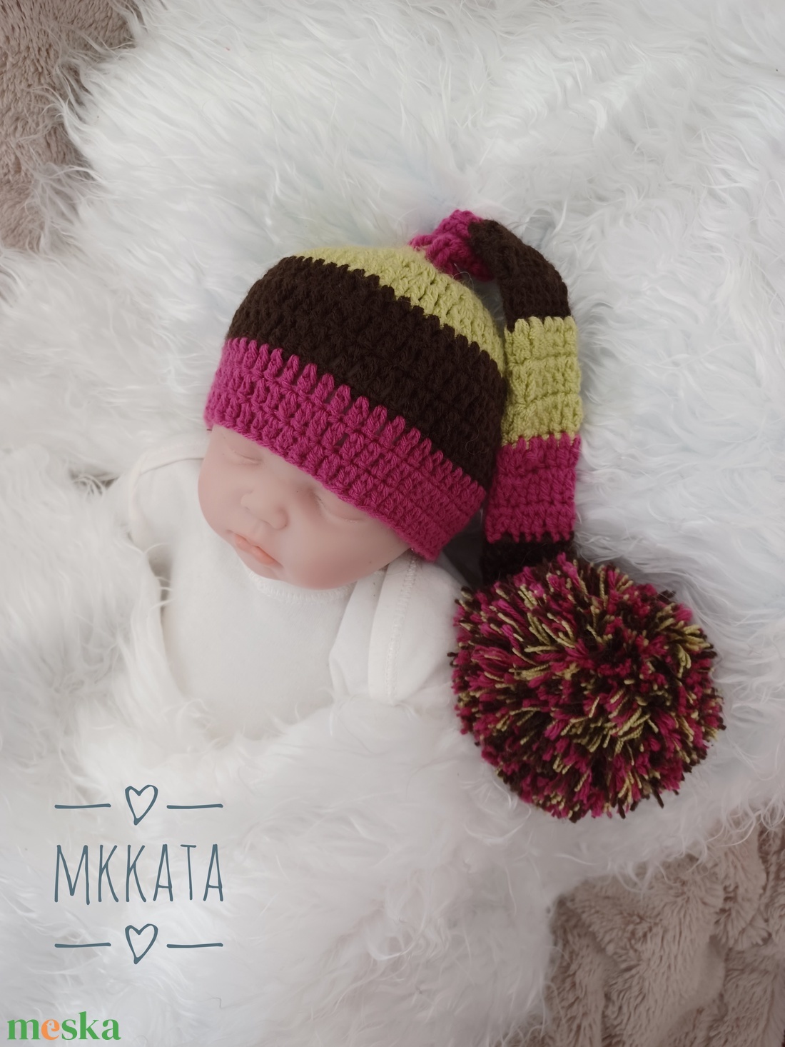 Kötött baba sapka újszülött fotózásra - ruha & divat - babaruha & gyerekruha - babasapka - Meska.hu Kötött baba sapka újszülött fotózásra - ruha & divat - babaruha & gyerekruha - babasapka - Meska.hu