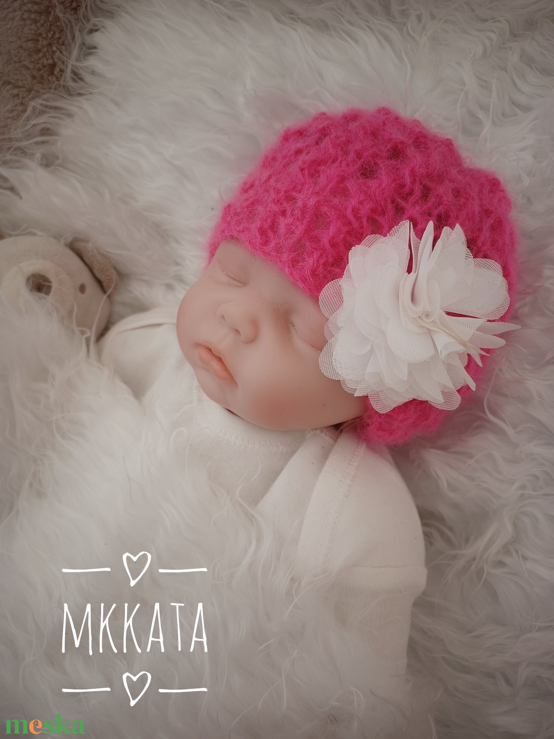 Kötött baba sapka újszülött fotózásra - ruha & divat - babaruha & gyerekruha - babasapka - Meska.hu Kötött baba sapka újszülött fotózásra - ruha & divat - babaruha & gyerekruha - babasapka - Meska.hu