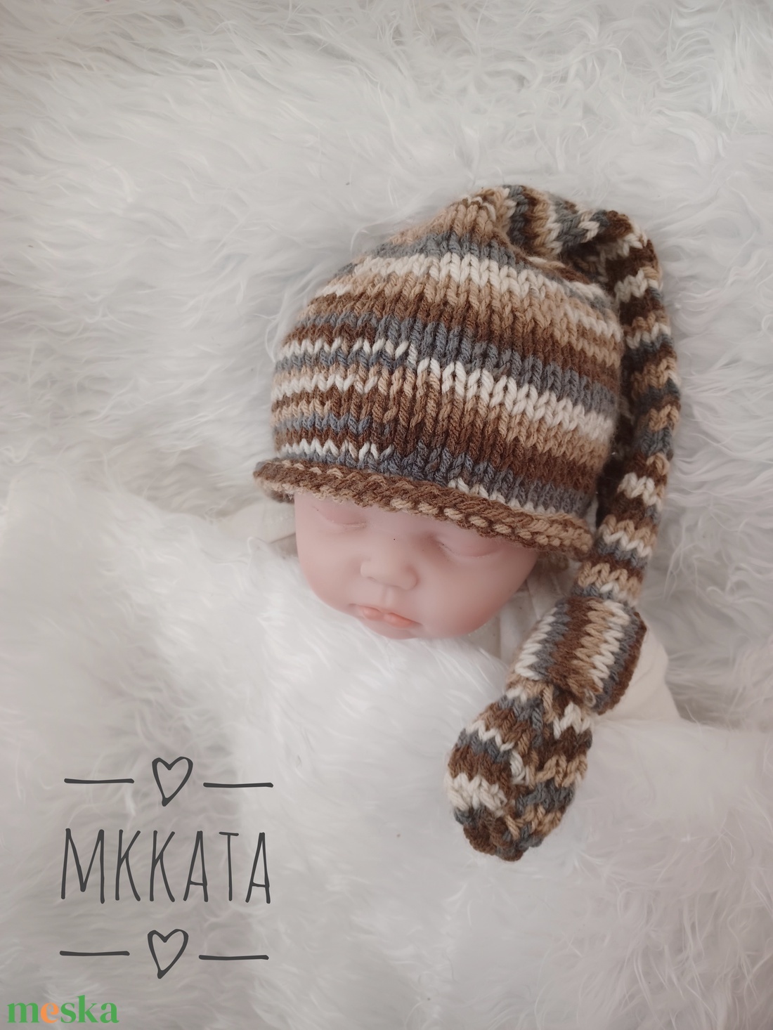 Kötött baba sapka újszülött fotózásra - ruha & divat - babaruha & gyerekruha - babasapka - Meska.hu Kötött baba sapka újszülött fotózásra - ruha & divat - babaruha & gyerekruha - babasapka - Meska.hu