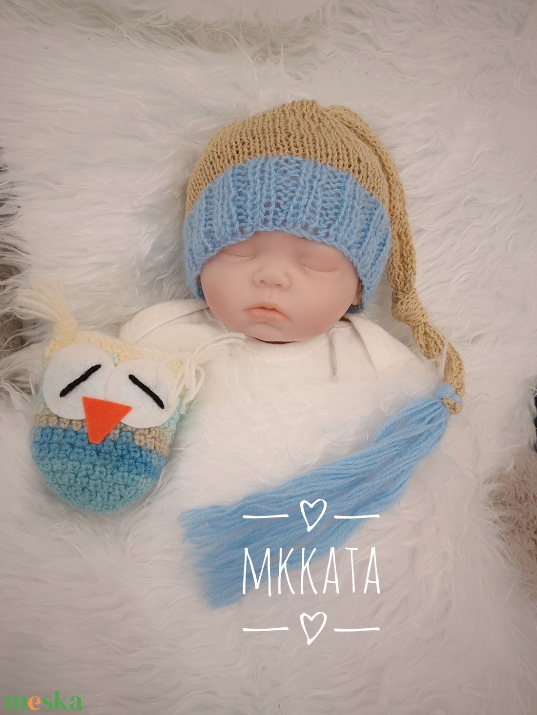 Kötött baba sapka újszülött fotózásra - ruha & divat - babaruha & gyerekruha - babasapka - Meska.hu Kötött baba sapka újszülött fotózásra - ruha & divat - babaruha & gyerekruha - babasapka - Meska.hu