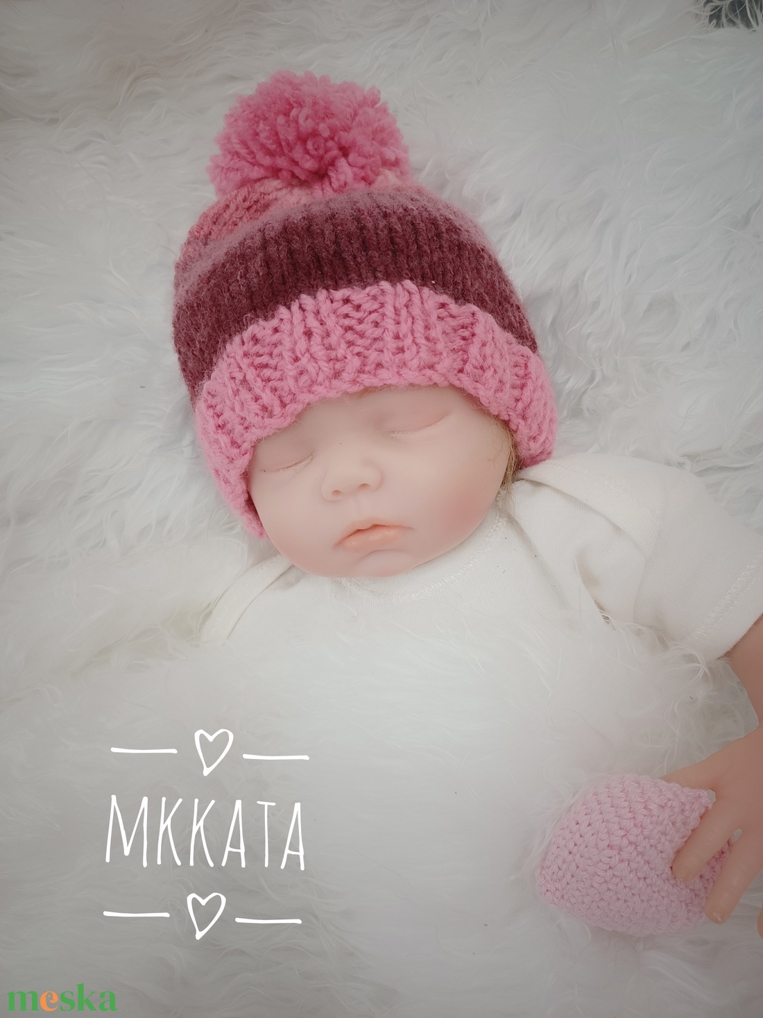 Kötött baba sapka újszülött fotózásra - ruha & divat - babaruha & gyerekruha - babasapka - Meska.hu Kötött baba sapka újszülött fotózásra - ruha & divat - babaruha & gyerekruha - babasapka - Meska.hu