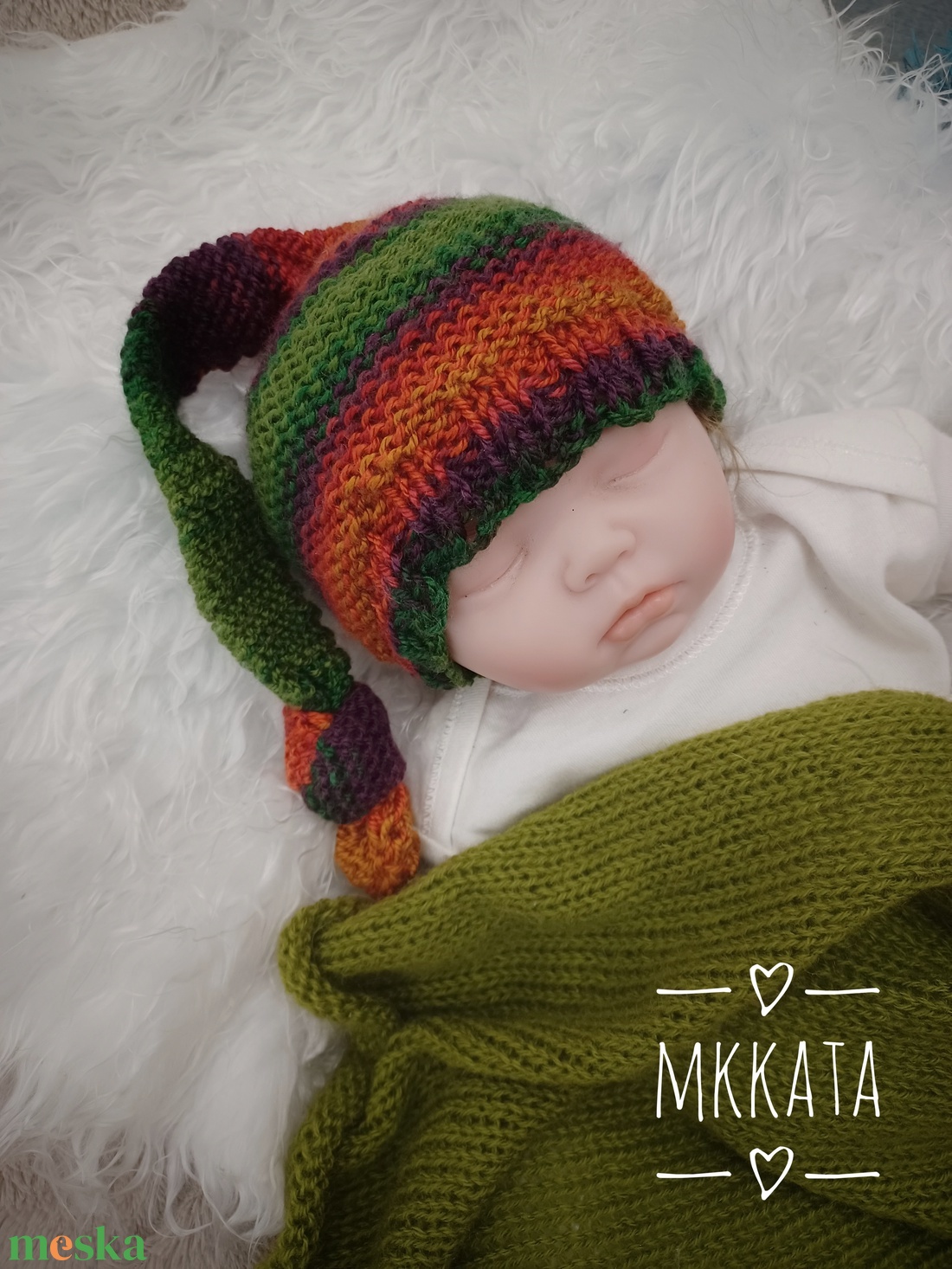 Kötött baba sapka újszülött fotózásra - ruha & divat - babaruha & gyerekruha - babasapka - Meska.hu Kötött baba sapka újszülött fotózásra - ruha & divat - babaruha & gyerekruha - babasapka - Meska.hu