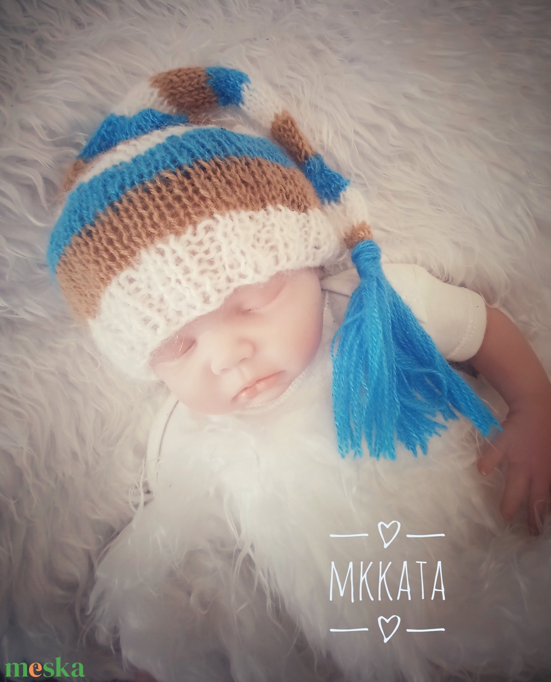 Kötött baba sapka újszülött fotózásra - ruha & divat - babaruha & gyerekruha - babasapka - Meska.hu Kötött baba sapka újszülött fotózásra - ruha & divat - babaruha & gyerekruha - babasapka - Meska.hu