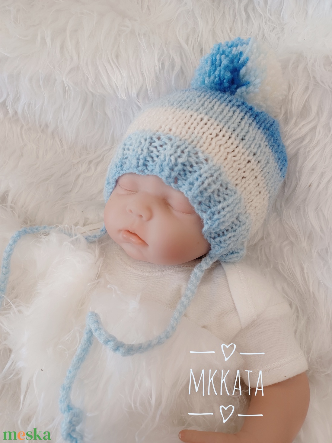Kötött baba sapka újszülött fotózásra - ruha & divat - babaruha & gyerekruha - babasapka - Meska.hu Kötött baba sapka újszülött fotózásra - ruha & divat - babaruha & gyerekruha - babasapka - Meska.hu