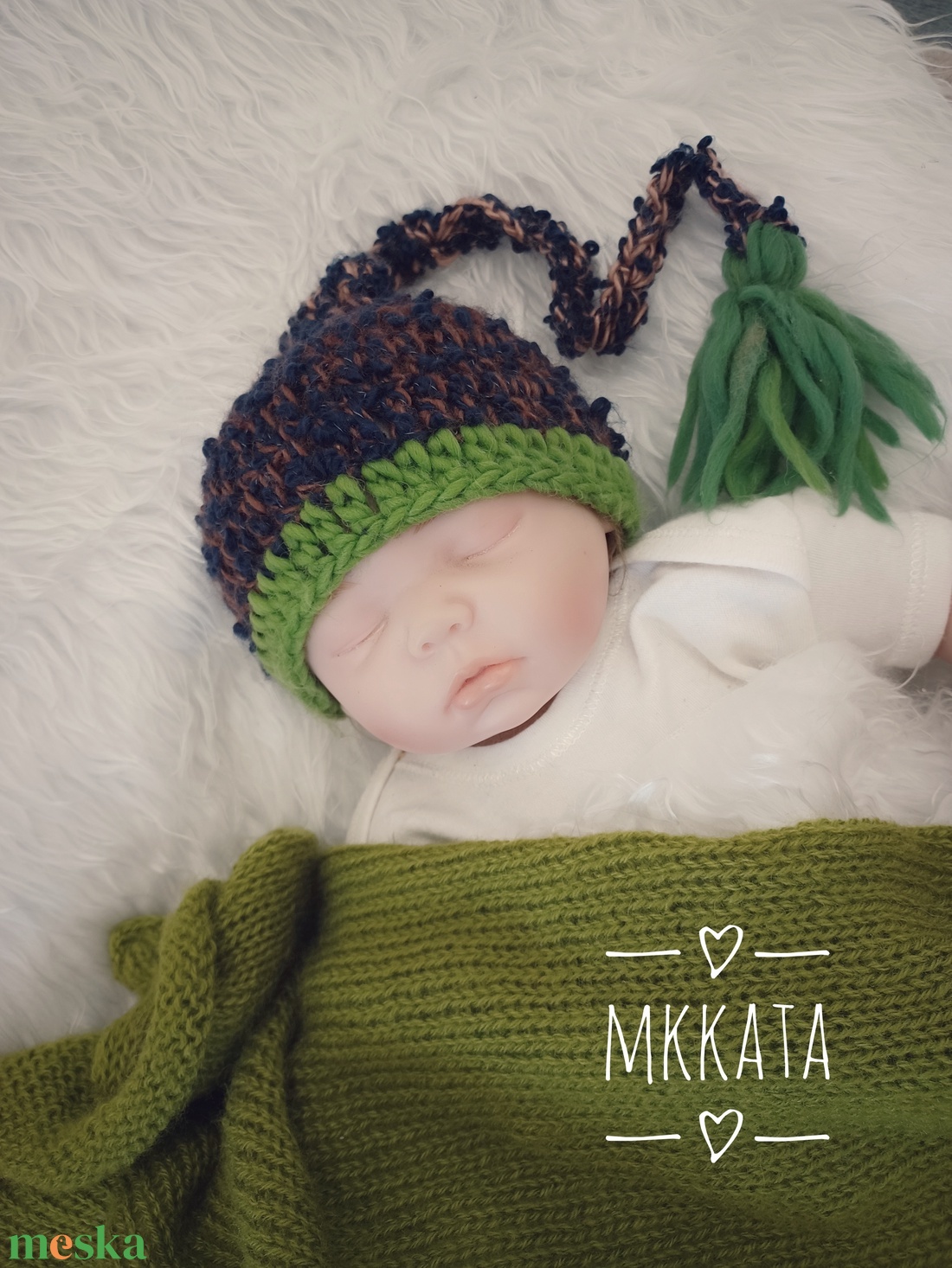 Horgolt baba sapka újszülött fotózásra - ruha & divat - babaruha & gyerekruha - babasapka - Meska.hu Horgolt baba sapka újszülött fotózásra - ruha & divat - babaruha & gyerekruha - babasapka - Meska.hu