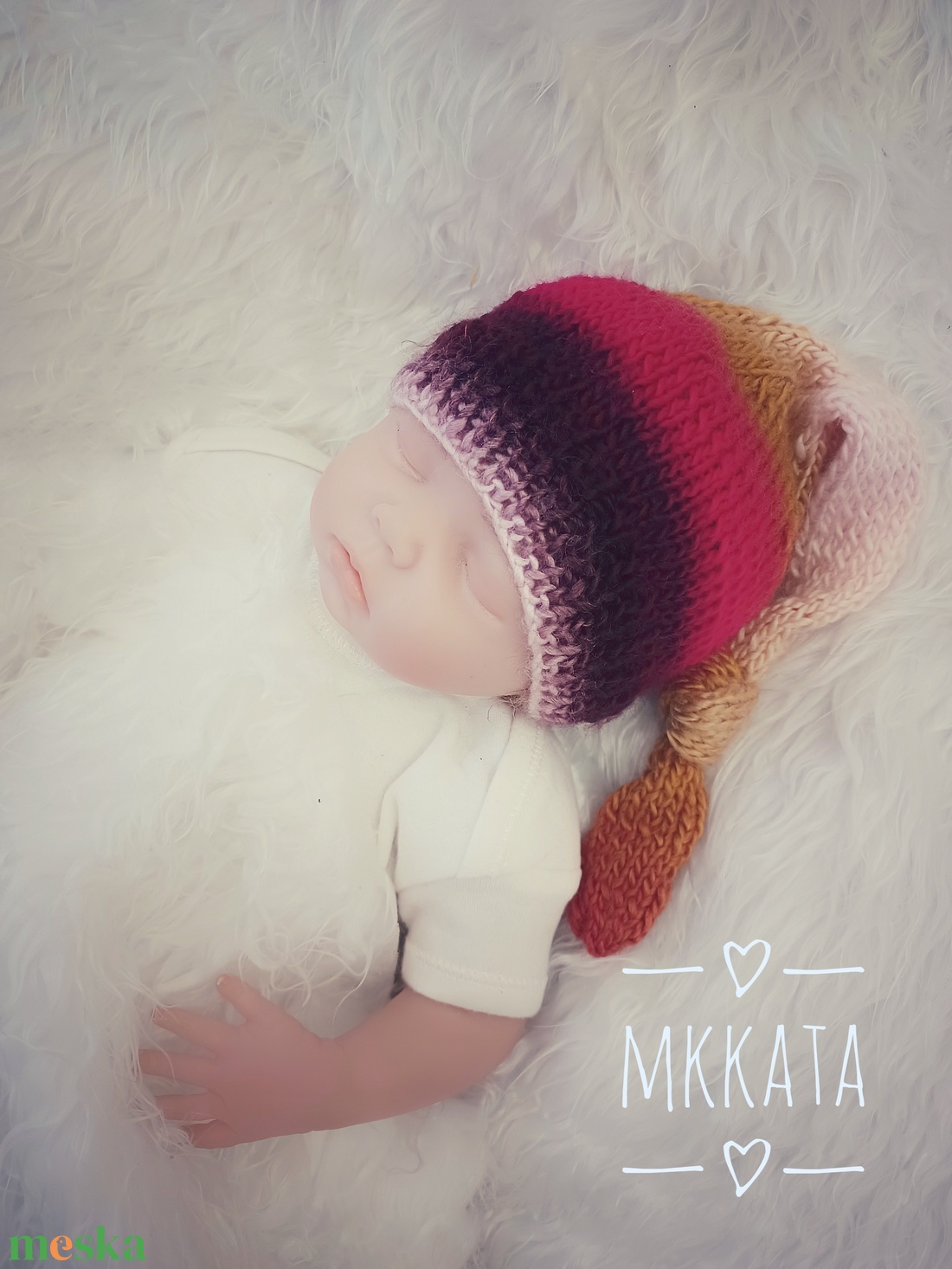 Kötött baba sapka újszülött fotózásra - ruha & divat - babaruha & gyerekruha - babafotózási ruha és kellék - Meska.hu Kötött baba sapka újszülött fotózásra - ruha & divat - babaruha & gyerekruha - babafotózási ruha és kellék - Meska.hu