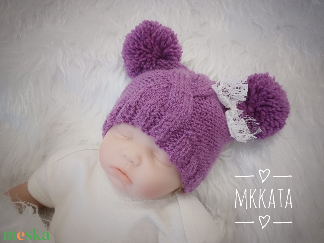 Kötött baba sapka újszülött fotózásra - ruha & divat - babaruha & gyerekruha - babasapka - Meska.hu Kötött baba sapka újszülött fotózásra - ruha & divat - babaruha & gyerekruha - babasapka - Meska.hu