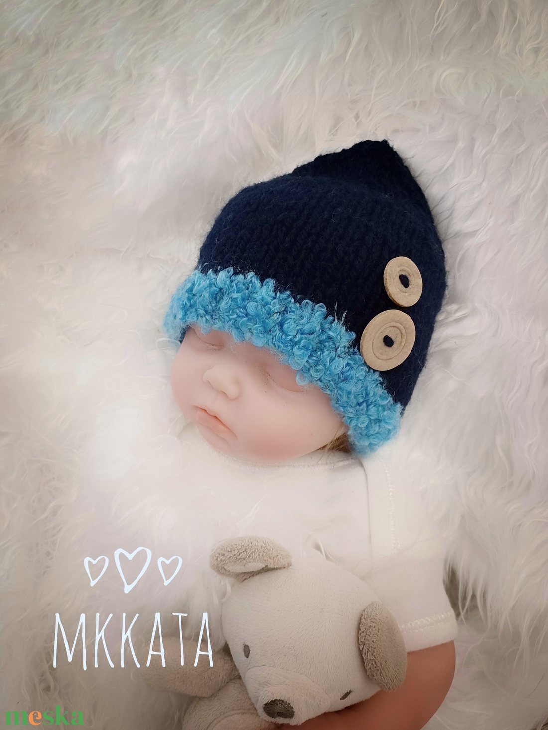 Kötött baba sapka újszülött fotózásra - ruha & divat - babaruha & gyerekruha - babasapka - Meska.hu Kötött baba sapka újszülött fotózásra - ruha & divat - babaruha & gyerekruha - babasapka - Meska.hu